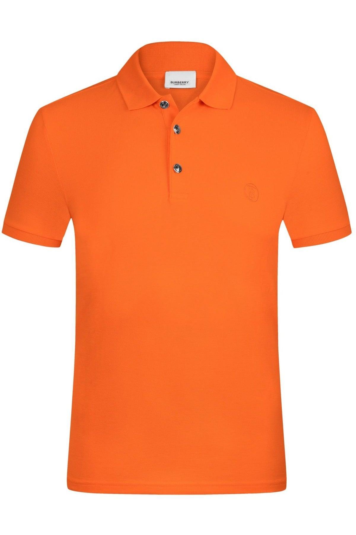 Burberry shirt orange on sale