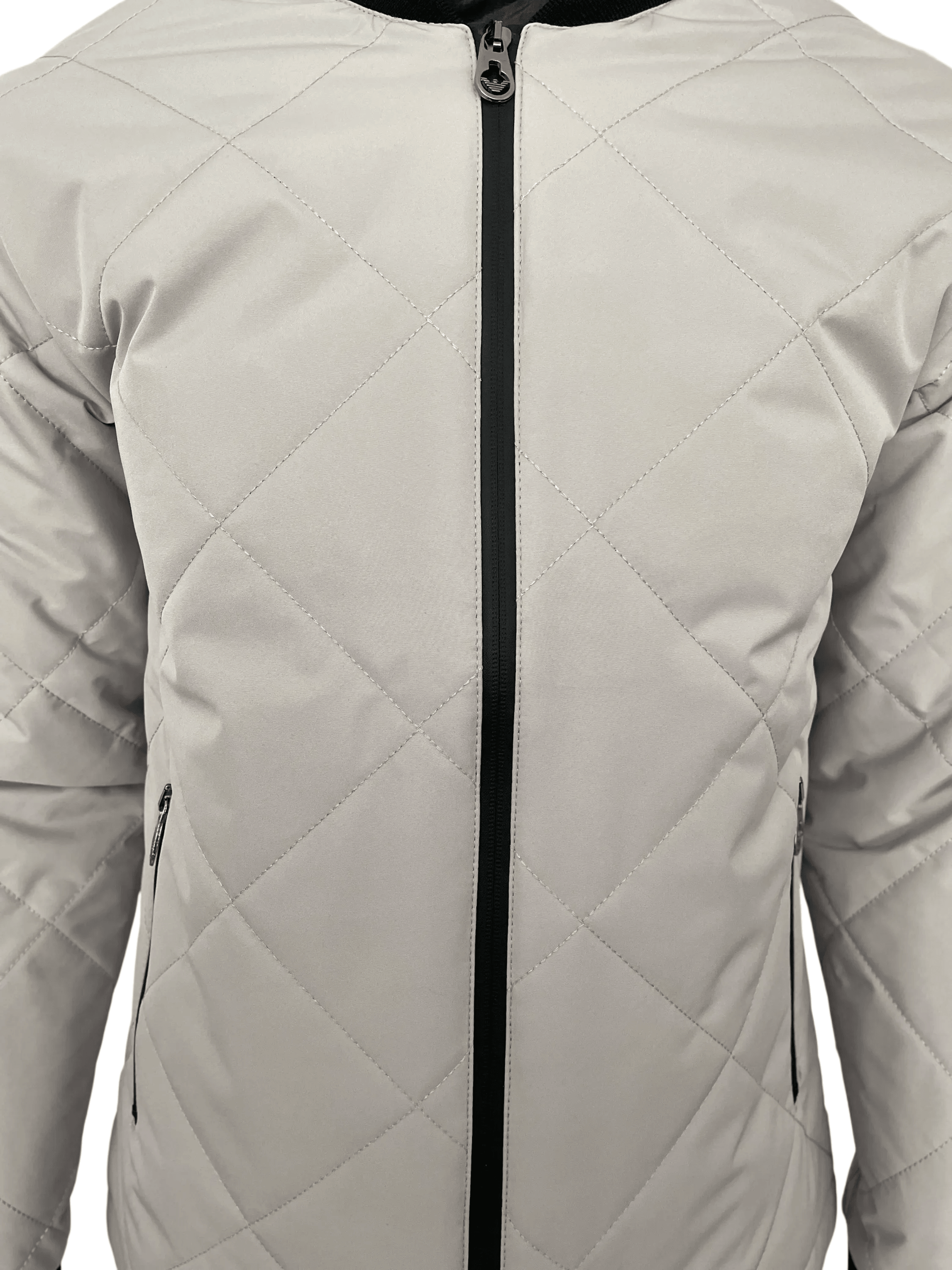 Emporio Armani Ea7 Grey Bomber Jacket - Giltenergy