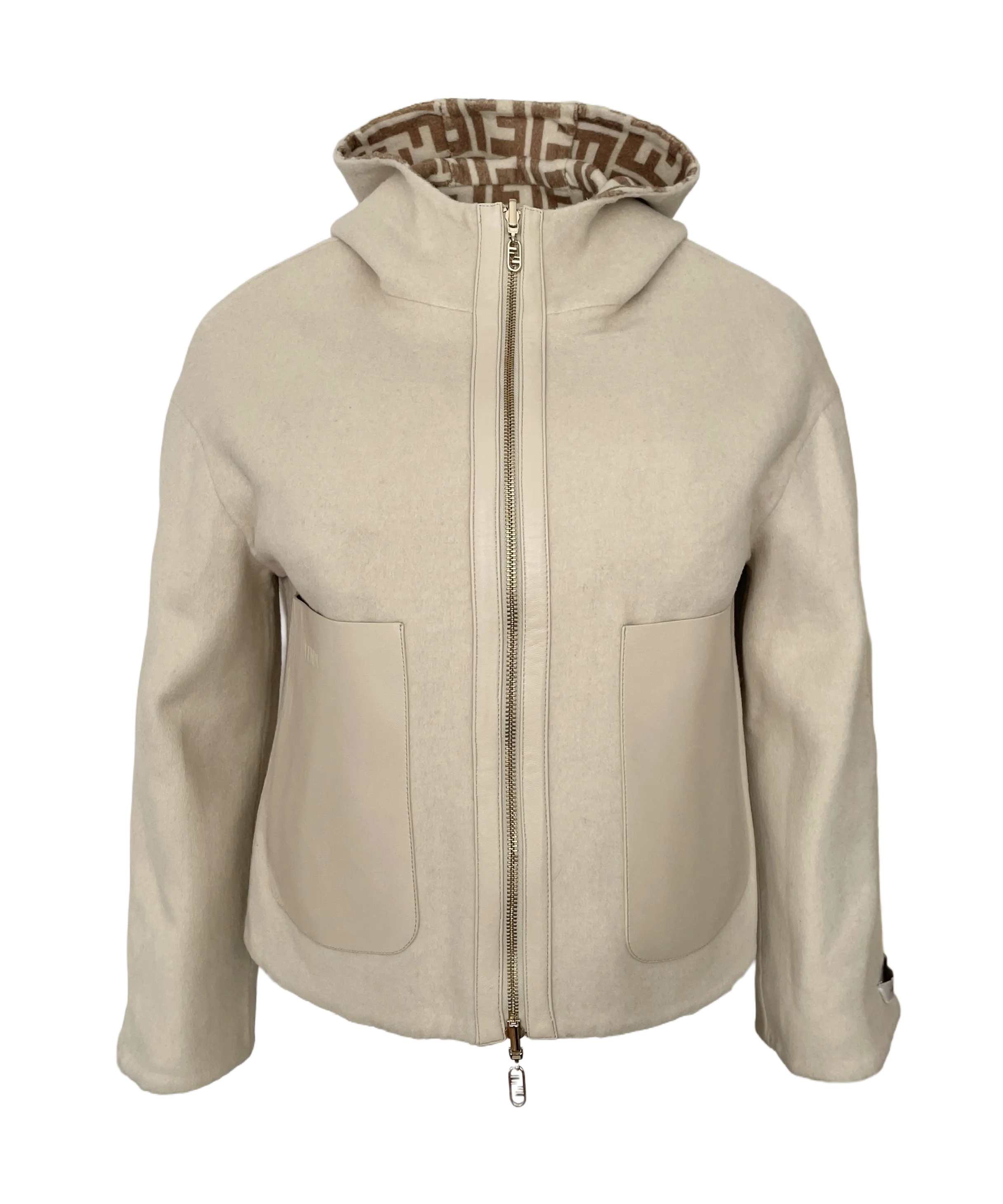 Fendi Double Sided Fleece Wool Jacket