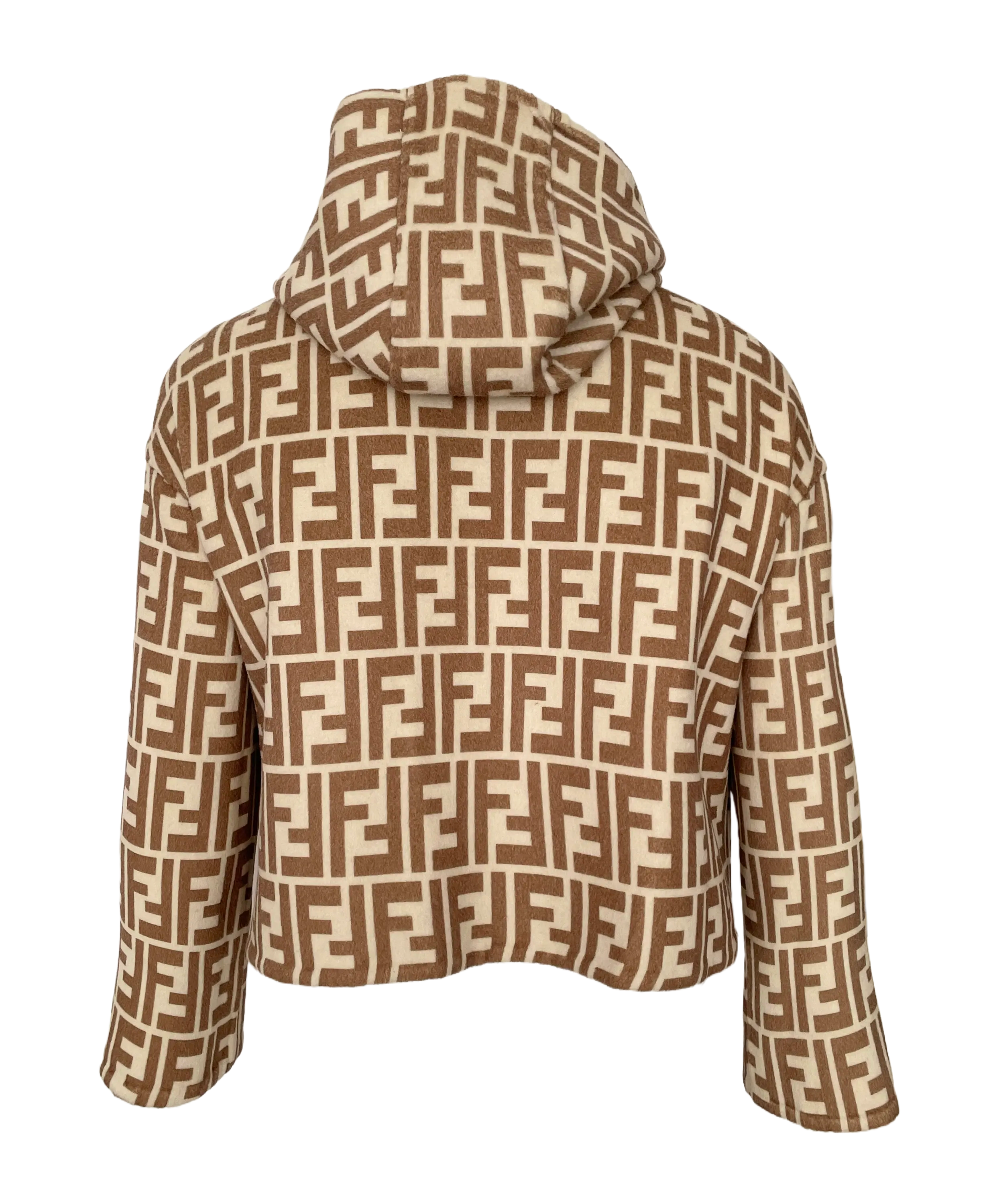 Fendi Double Sided Fleece Wool Jacket