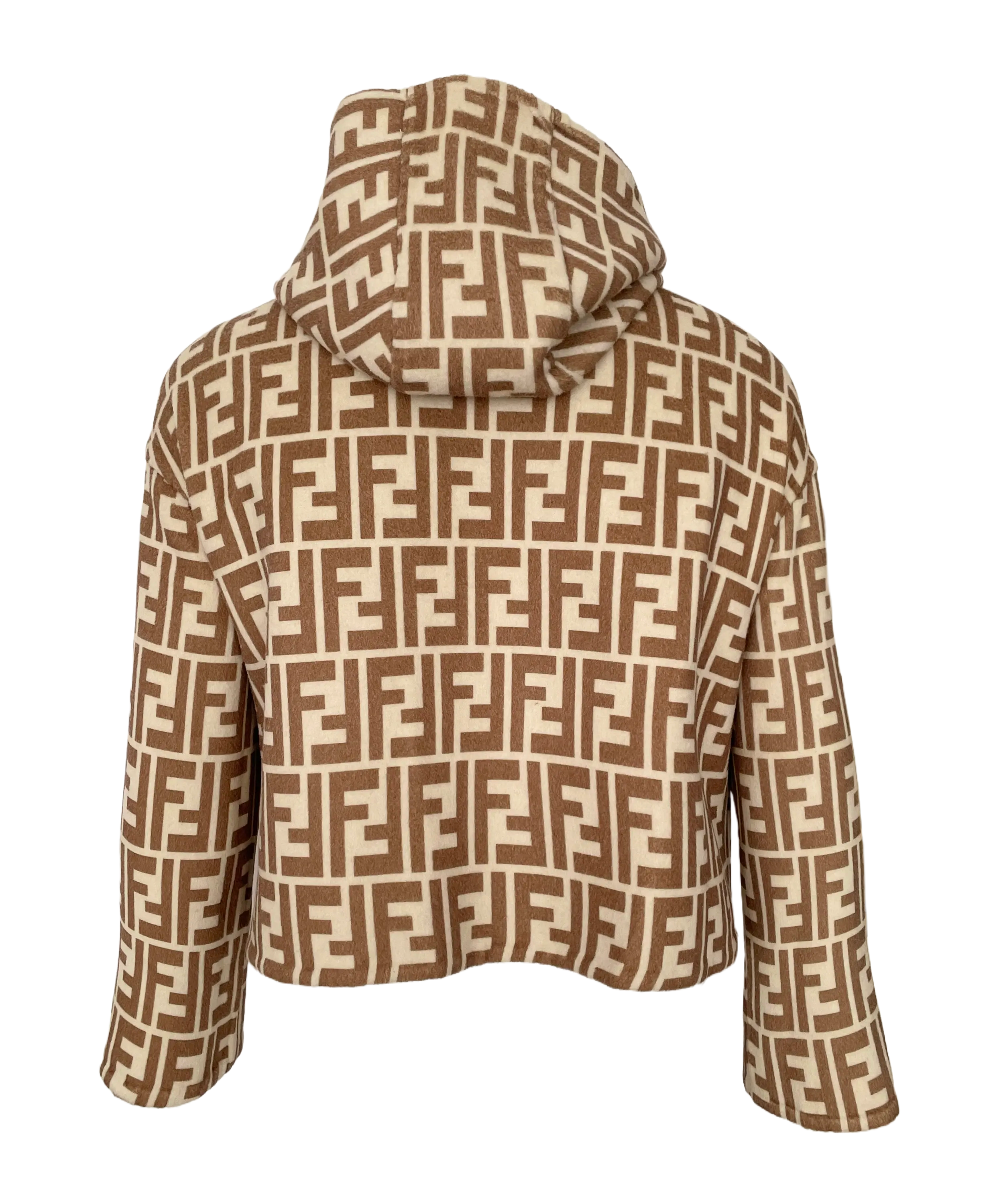 Fendi Women Double Sided Fleece Wool Jacket