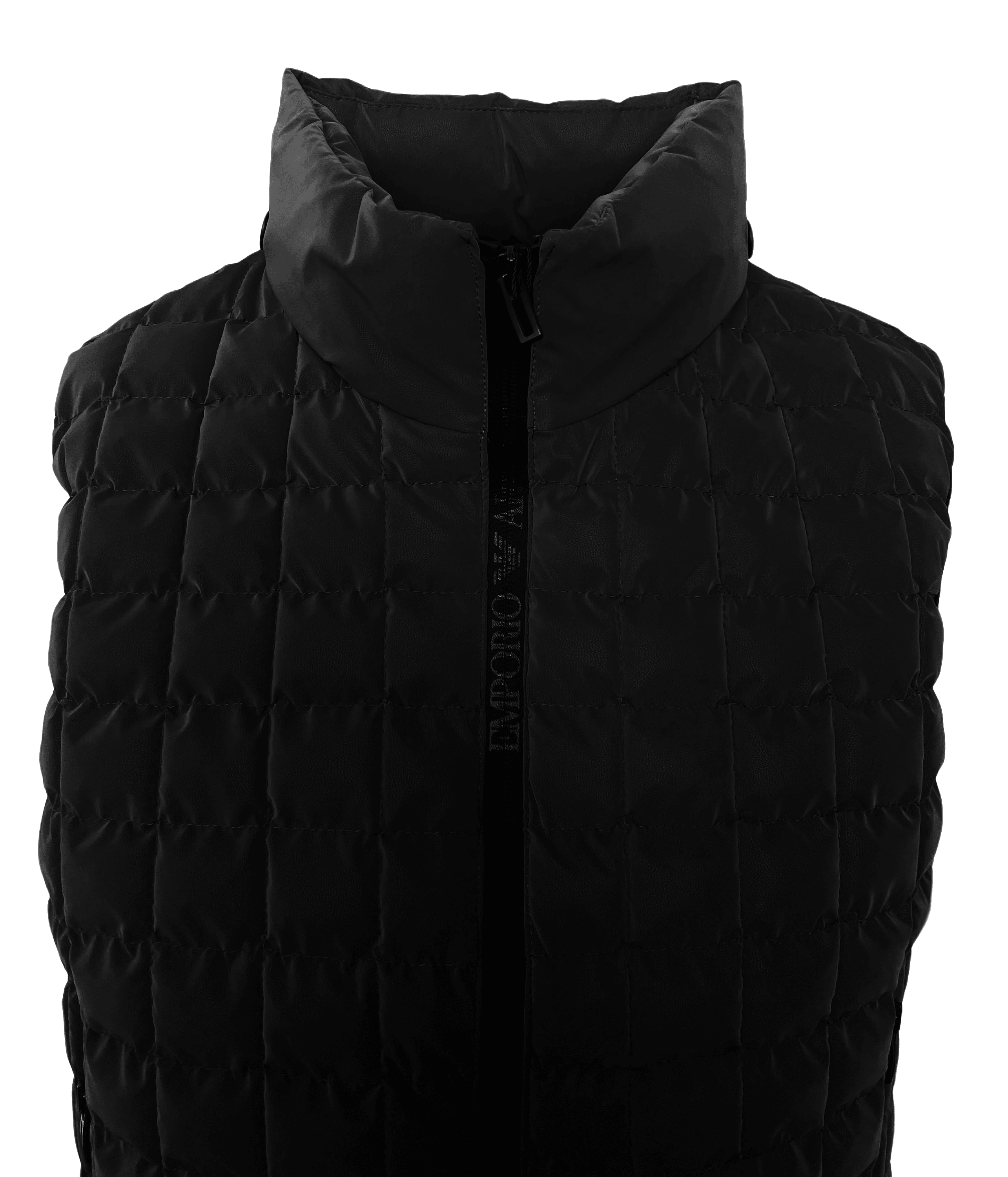 Emporio Armani Men's Body Warmer Vest In Black Slim Fit Size