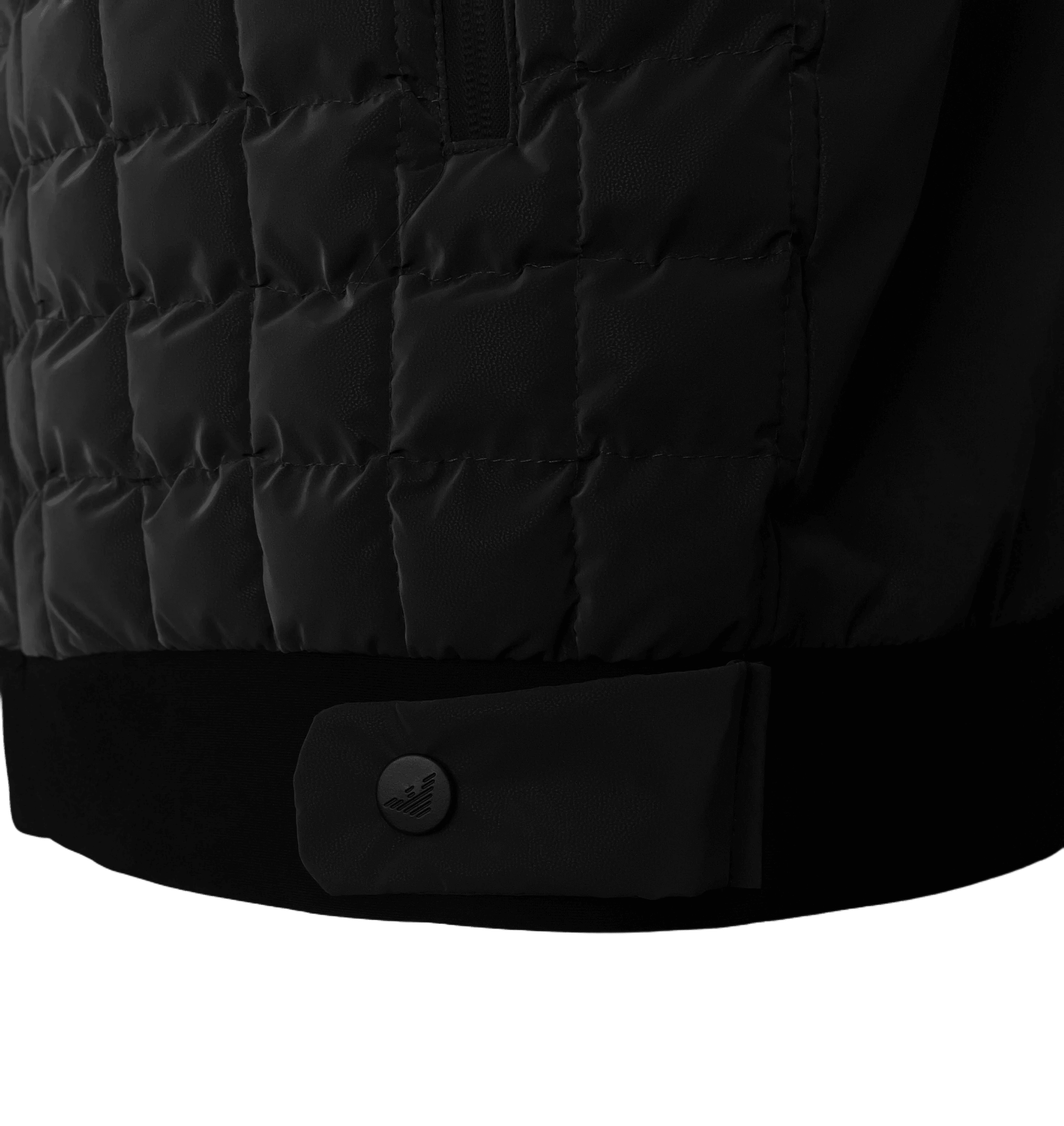 Emporio Armani Men Body Warmer Vest In Black