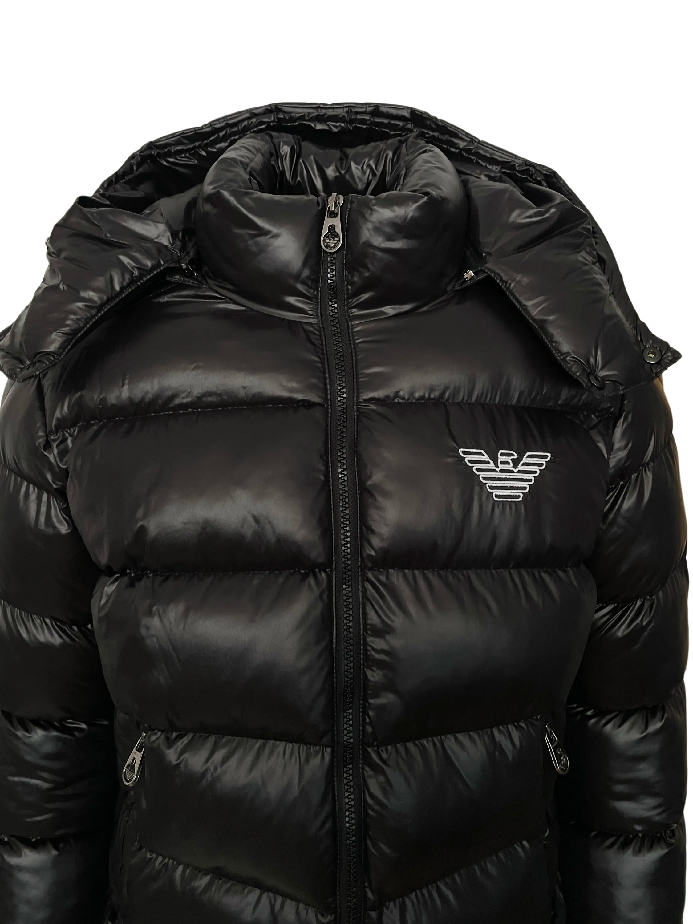 Emporio Armani Men's Black Puffer Jacket