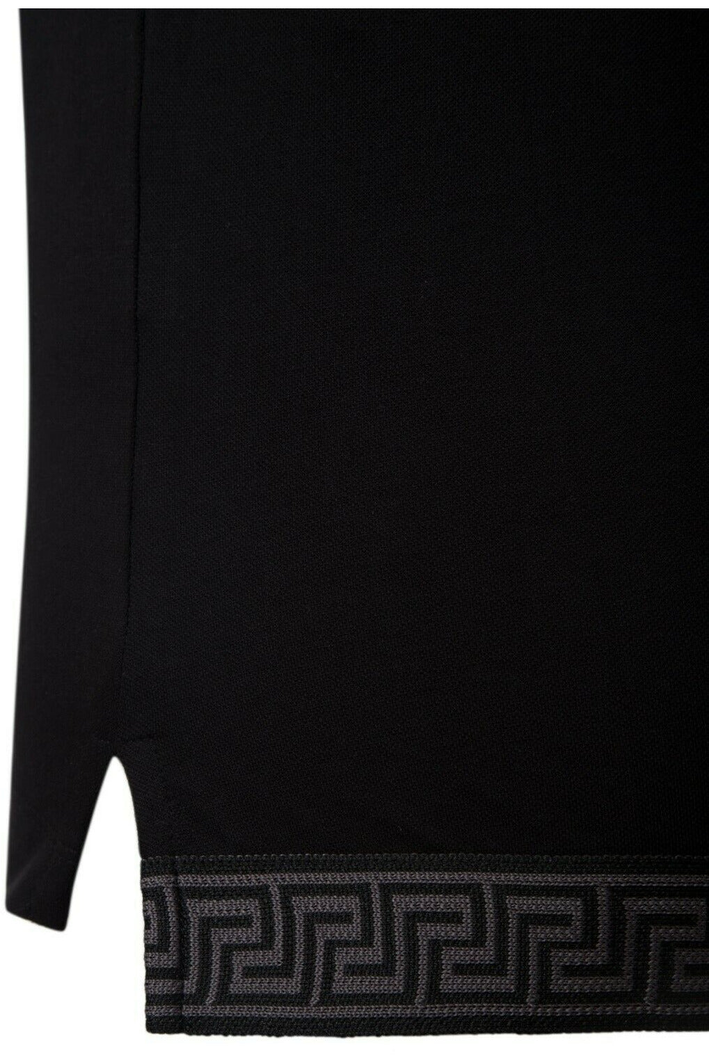 Versace Men Black Polo Shirt  Material Cotton
